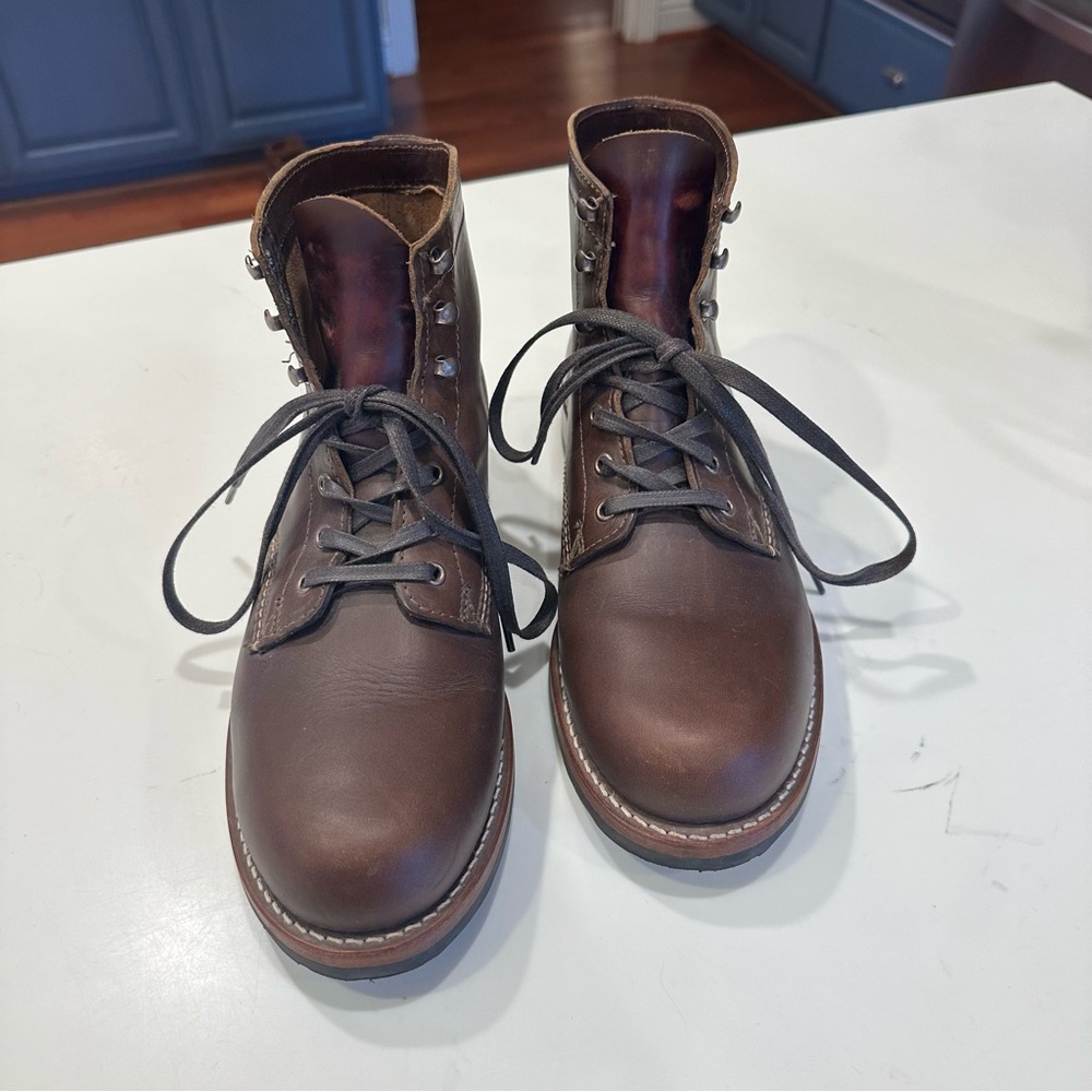 Mens Classic Brown Leather Boot